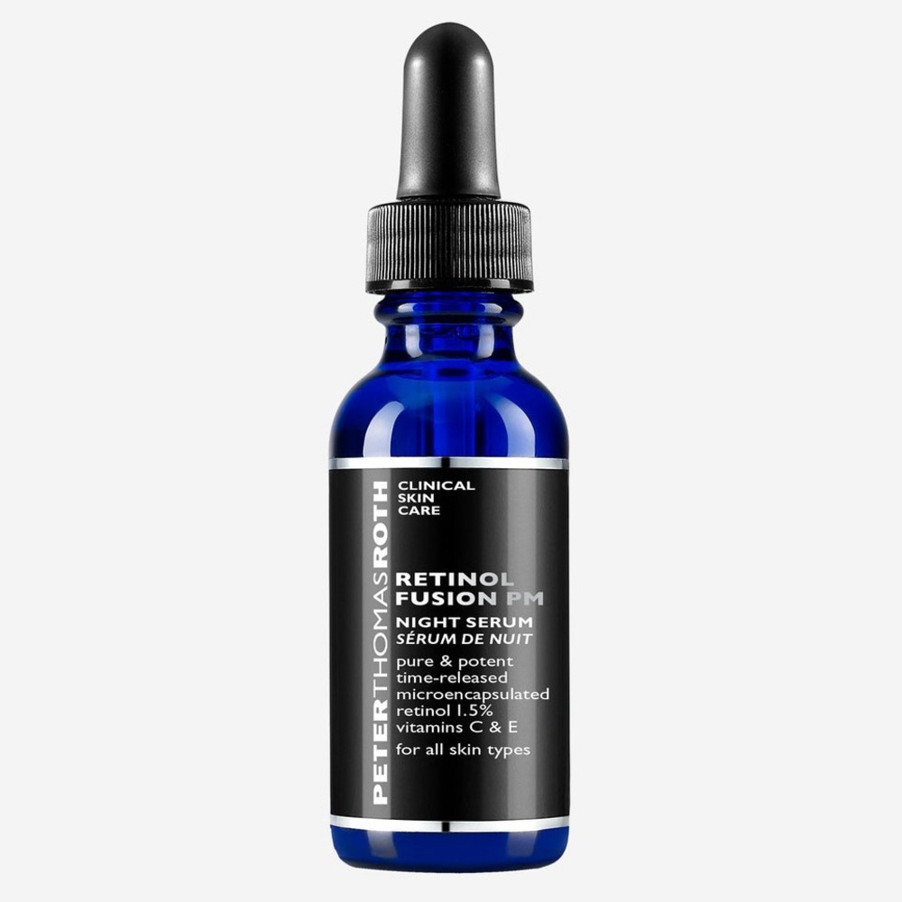 Peter Thomas Roth Retinol Fusion PM Night Serum in Blue